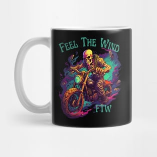 Awesome Skeleton Motorcycle #2 Mug